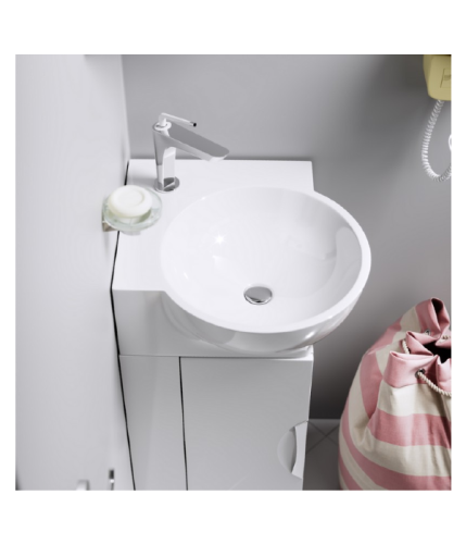 Тумба с умывальником AQWELLA Rio 46 Белый Rio.01.04